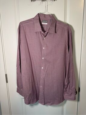 Michael Kors Men's Dress Shirt - Burgundy